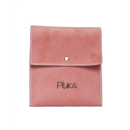 Porta Joias Envelope Suede Rose Piuka