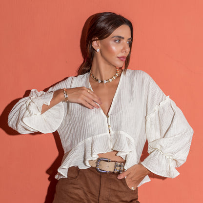 Colar de Coração Juline Zircônias Folheado a Ouro 18k