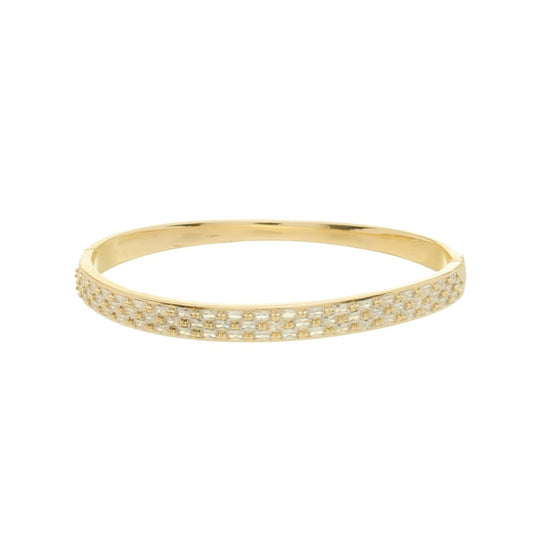 Bracelete Cris Zircônias Folheado a Ouro 18k