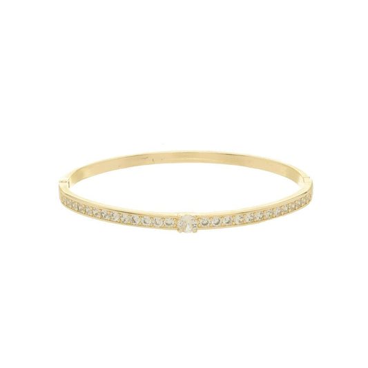 Bracelete Jessi Ponto de Luz Zircônias Folheado a Ouro 18k