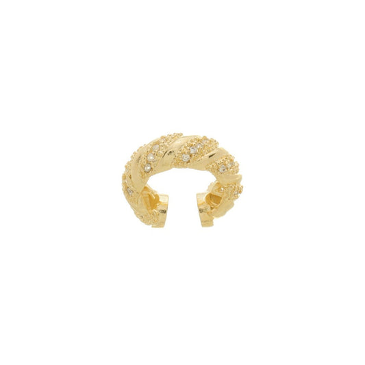 Piercing de Encaixe Mia Zircônias Folheado a Ouro 18k
