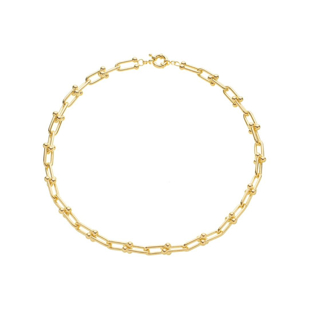 Colar Juliana Elos Folheado a Ouro 18k