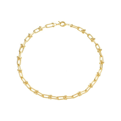 Colar Juliana Elos Folheado a Ouro 18k