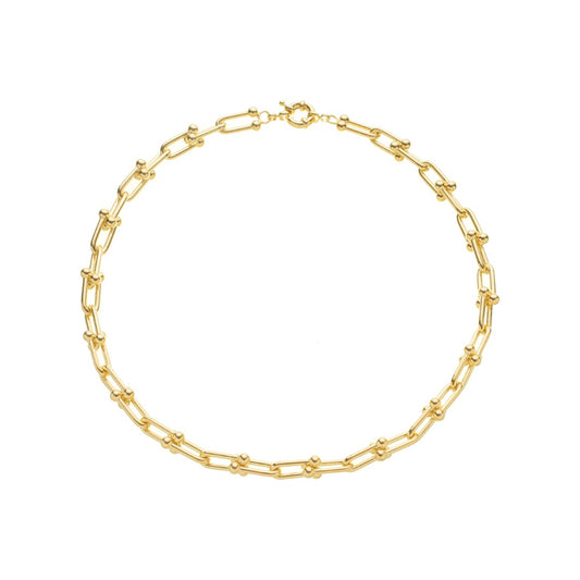 Colar Juliana Elos Folheado a Ouro 18k
