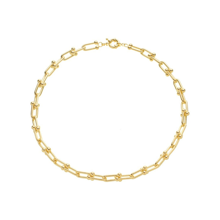 Colar Juliana Elos Folheado a Ouro 18k