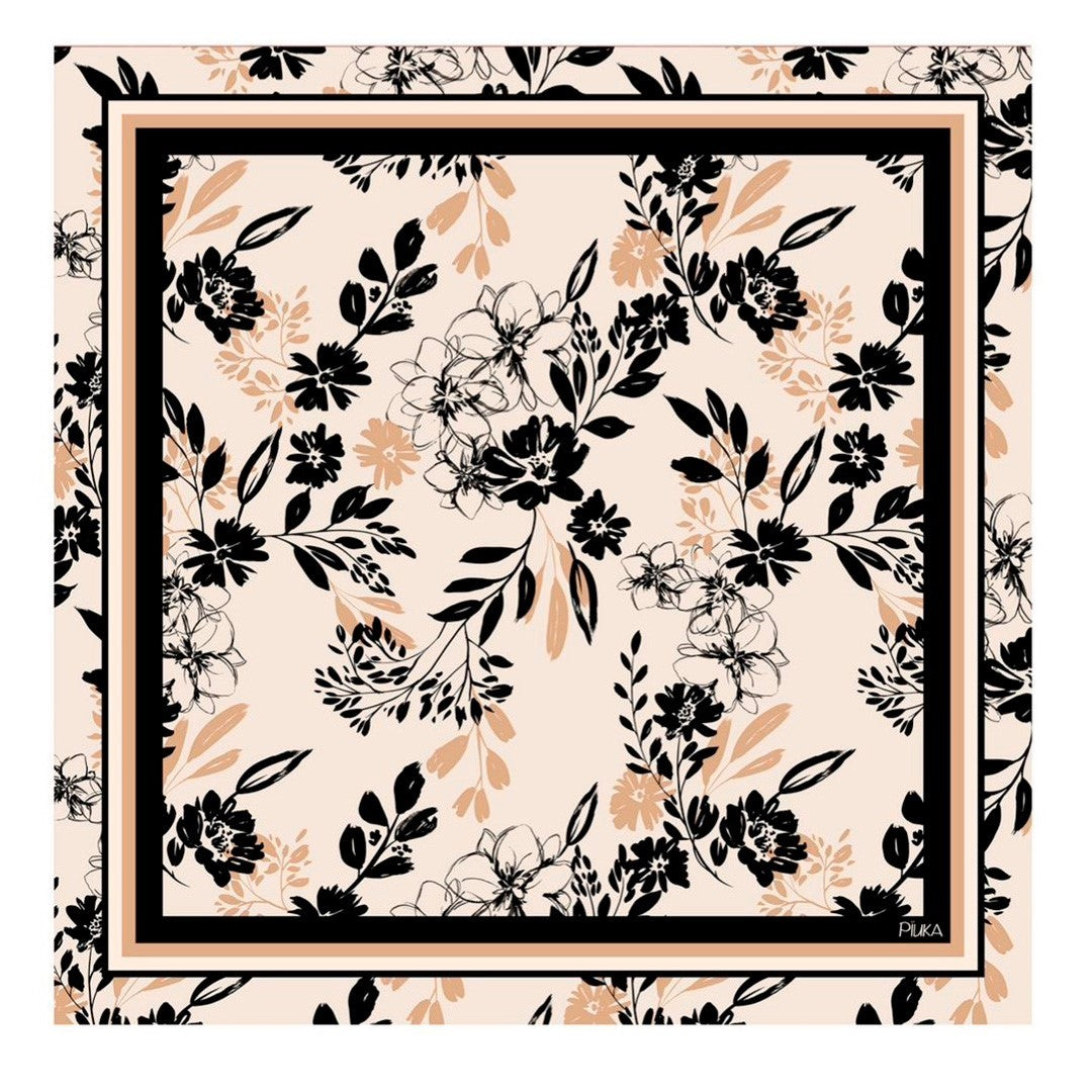 Lenço de Seda Thais Floral