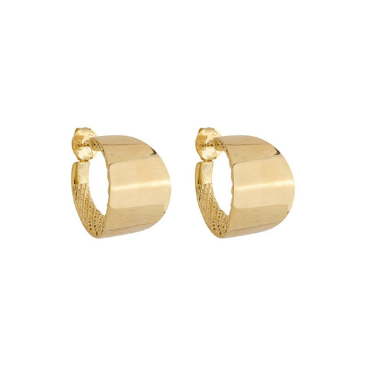 Brinco de Argola Bold Mabel Folheado a Ouro 18k