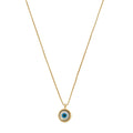 Colar Cleo Mini Olho Grego Madrepérola Folheado a Ouro 18k