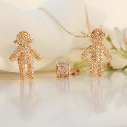 Corrente Lila para Pingentes Folheada a Ouro 18k