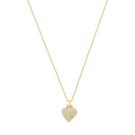 Colar Mia Pingente Coração Zircônias Folheado a Ouro 18k