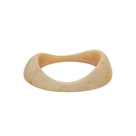 Bracelete Acrílico Orgânico Ceci Madrepérola