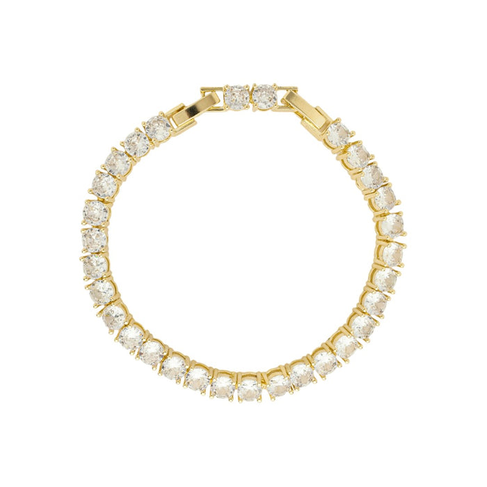 Pulseira Riviera Greta Zircônias Folheada a Ouro 18k