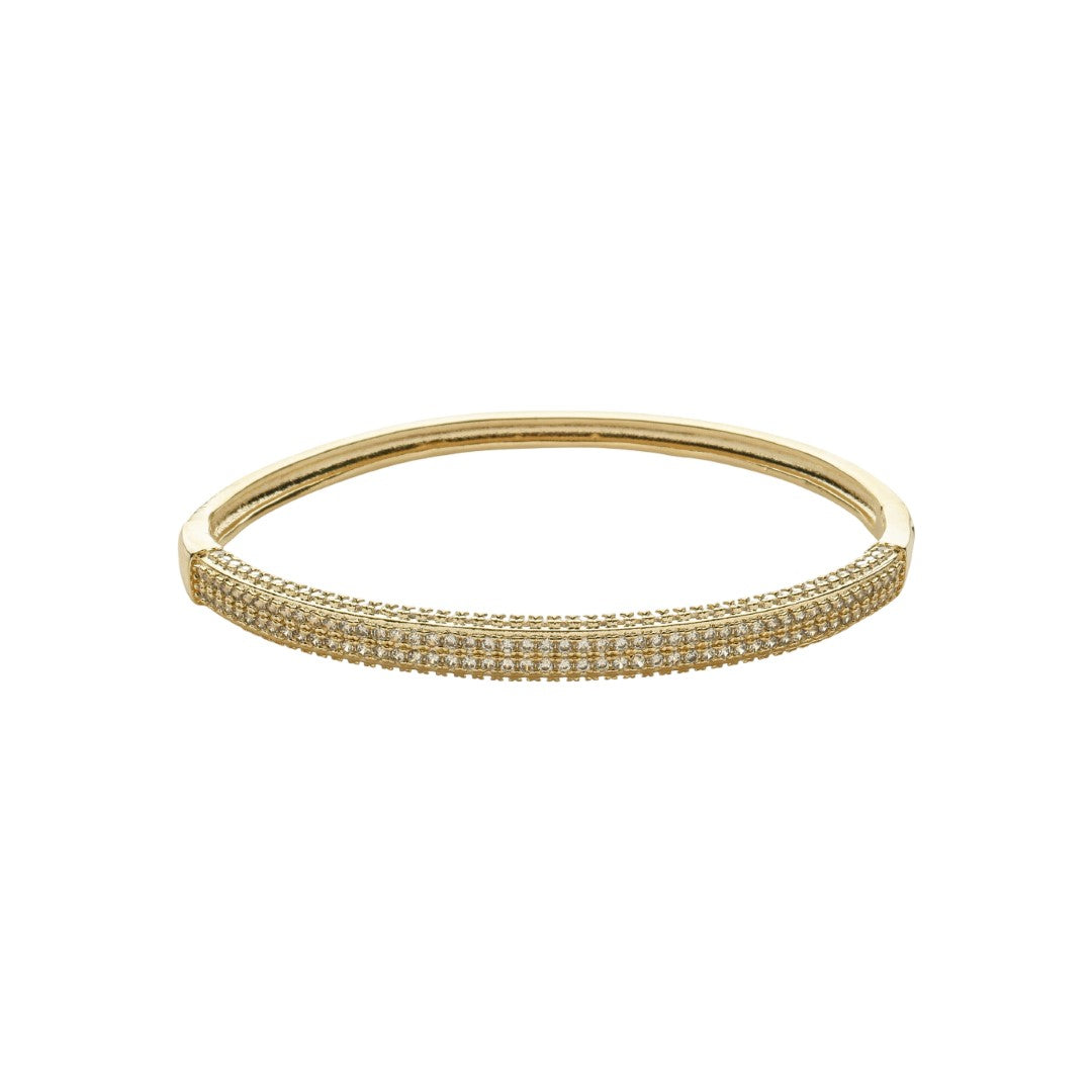 Bracelete Celina Zircônias Folheado a Ouro 18k