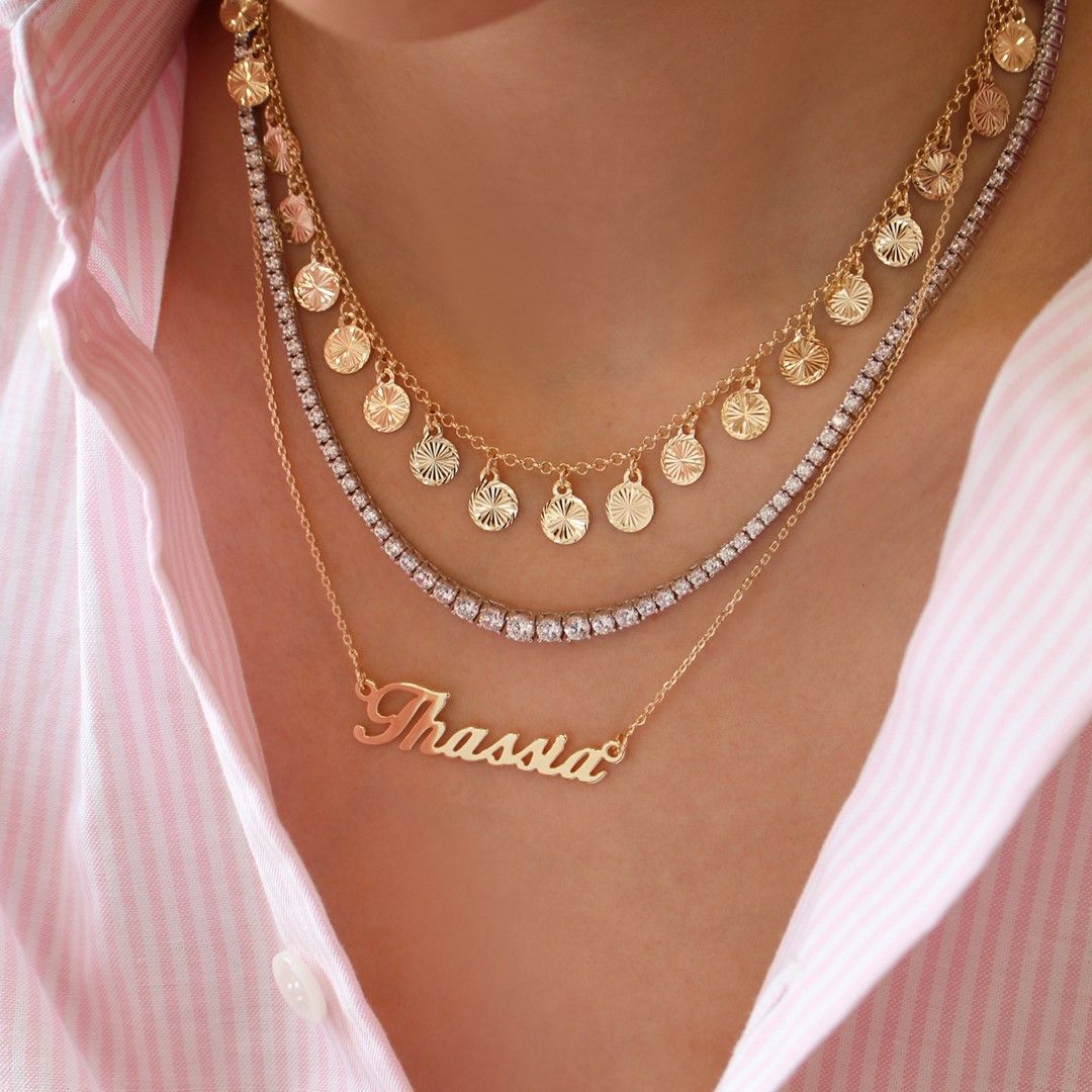 Choker Ana Luísa Mini Medalhas Folheado a Ouro 18k