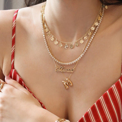 Choker Ana Luísa Mini Medalhas Folheado a Ouro 18k