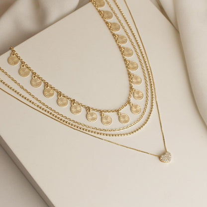 Choker Ana Luísa Mini Medalhas Folheado a Ouro 18k