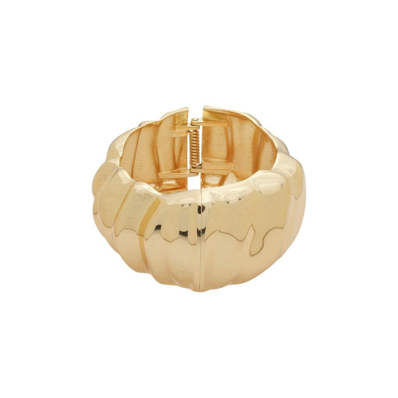 Bracelete Bold Trabalhado Kate Dourado