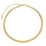 Choker Malha Olívia Folheada a Ouro 18k - Piuka