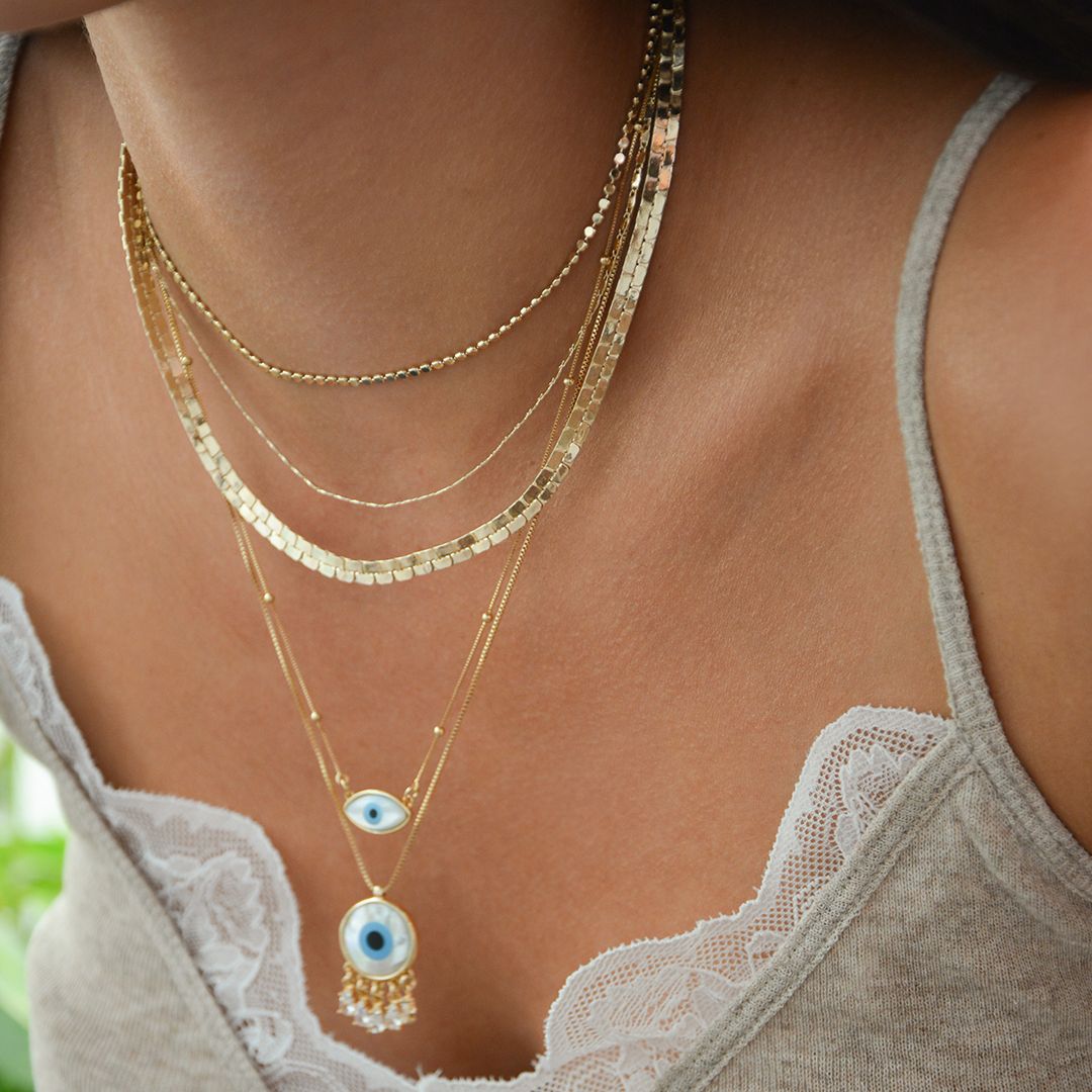 Choker Isabelli 2 Voltas Folheada a Ouro 18k
