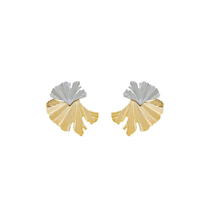 Brinco Matelado Ingrid Folheado a Ouro 18k Folheado em Ródio Branco