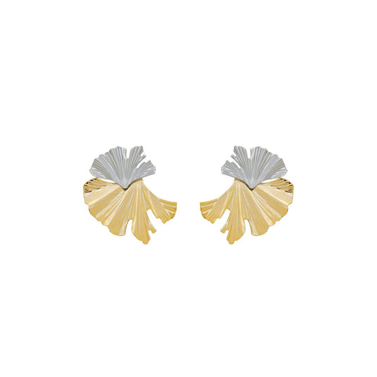 Brinco Matelado Ingrid Folheado a Ouro 18k Folheado em Ródio Branco