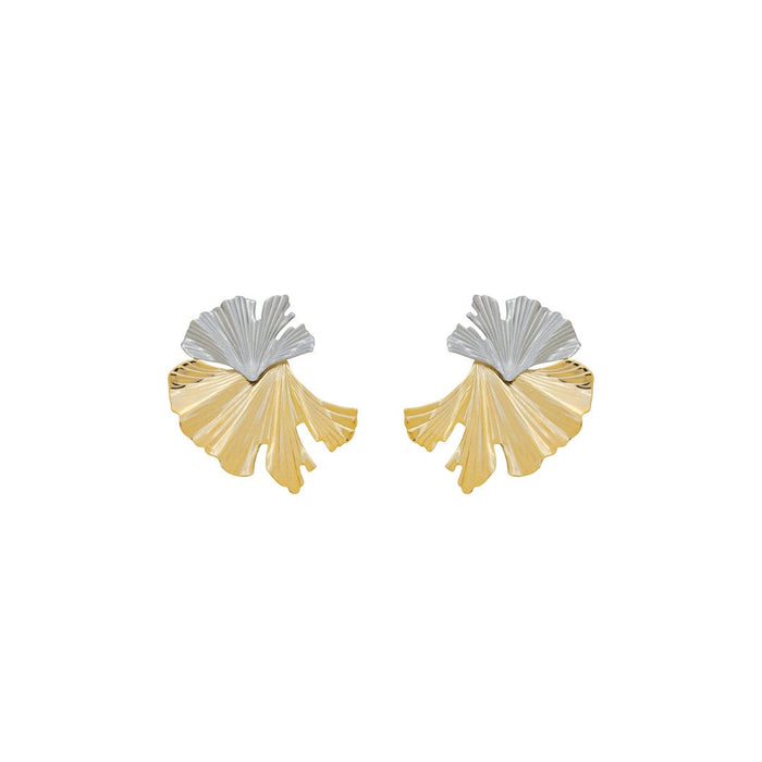 Brinco Matelado Ingrid Folheado a Ouro 18k Folheado em Ródio Branco