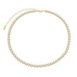 Colar Pérolas Léia Folheado a Ouro 18k