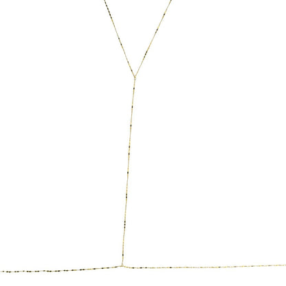 Body Chain Isabelli Folheado a Ouro 18k