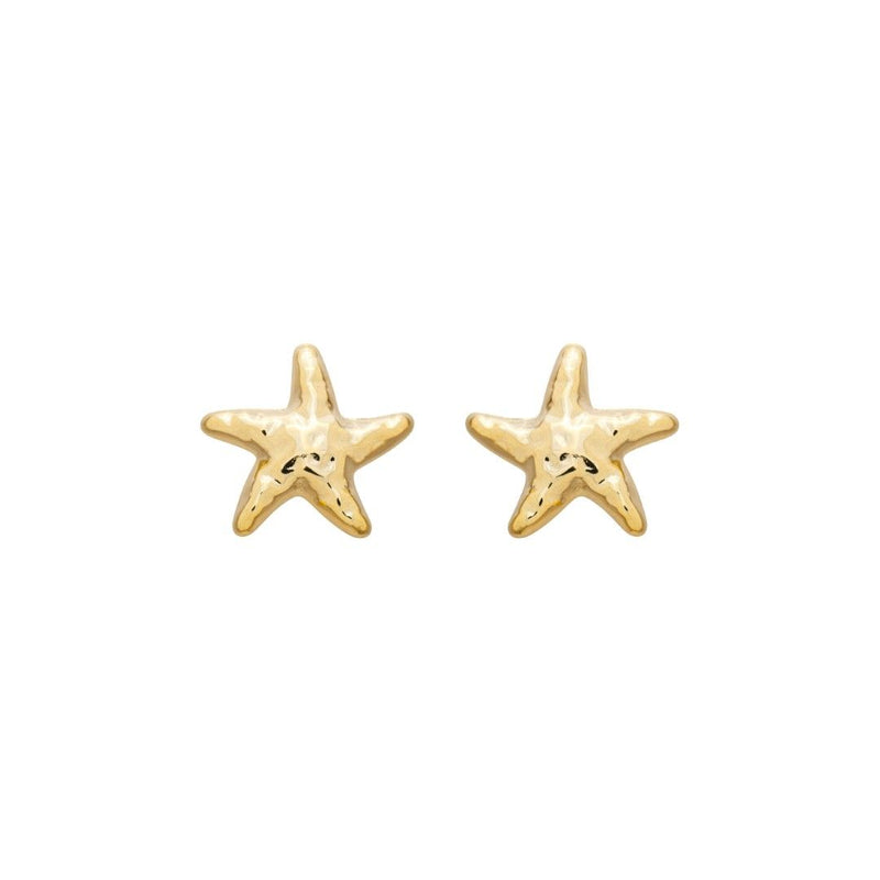 Brinco Fiorella Estrela do Mar Folheado a Ouro 18k