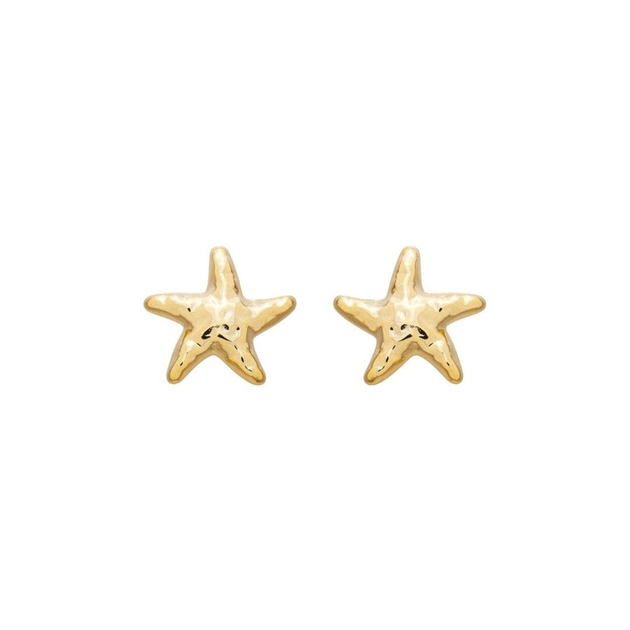 Brinco Fiorella Estrela do Mar Folheado a Ouro 18k