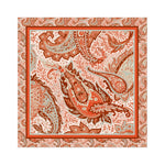 Lenço de Seda Maitê Paisley Marrom