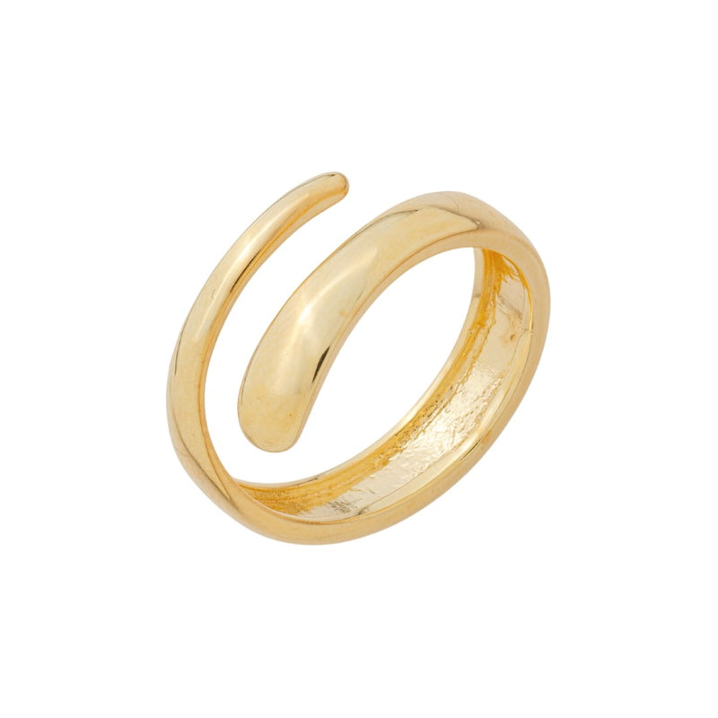 Anel Ajustável Aurora Folheado a Ouro 18k