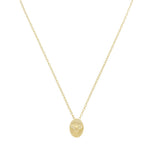 Colar Mini Medalha Espírito Santo Folheado à Ouro 18k