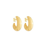 Brinco Argola Taylor Folheado a Ouro 18k