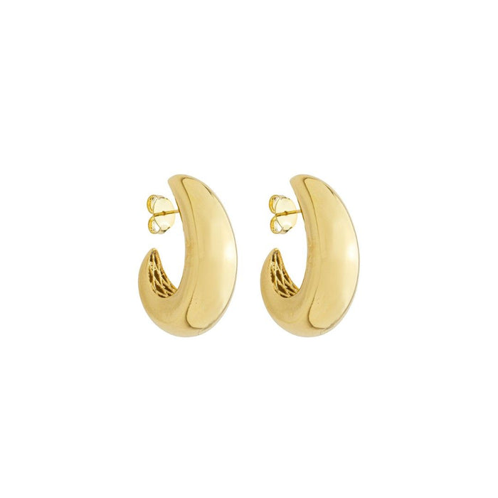 Brinco Argola Taylor Folheado a Ouro 18k