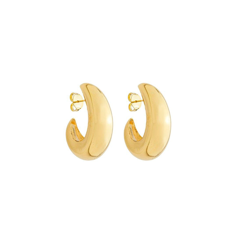 Brinco Argola Taylor Folheado a Ouro 18k