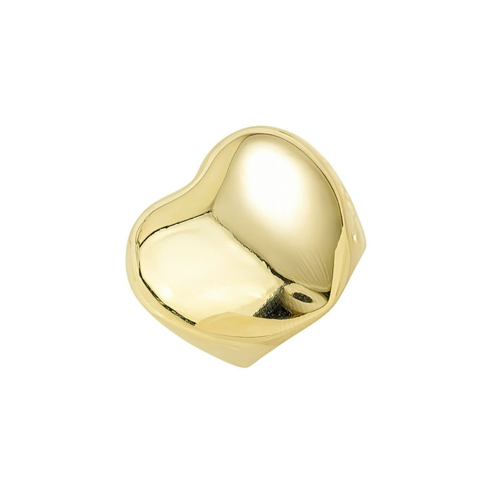 Anel Bold Coração Fernanda Folheado a Ouro 18k