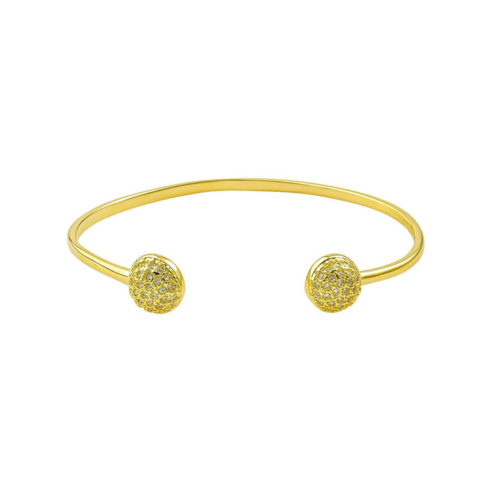 Bracelete Alice Ponto de Luz Zircônias Folheado a Ouro 18k