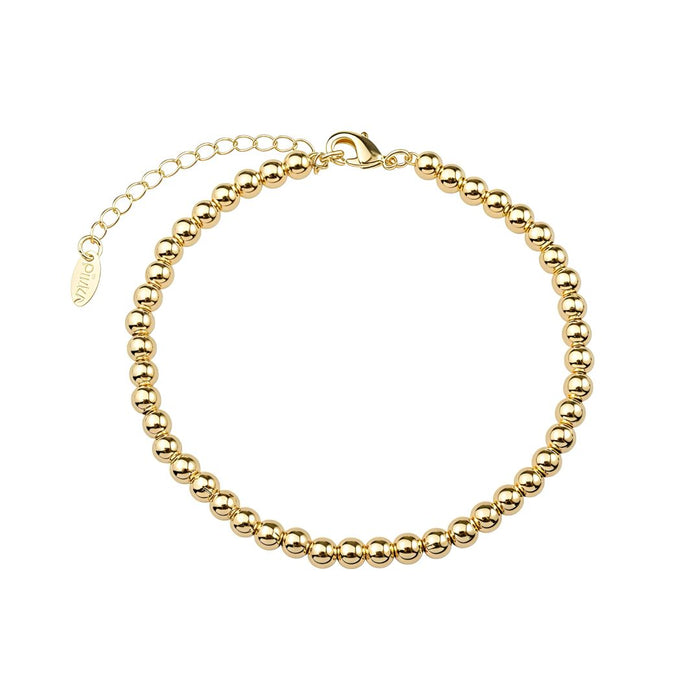 Pulseira Bolinhas Mari Folheada a Ouro 18k