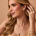 Mix de Colares Maria Helena Zircônias Folheado a Ouro 18k