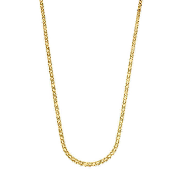 Colar Malha Lorena Folheado a Ouro 18k