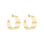 Brinco Argola Renata Folheado a Ouro 18k