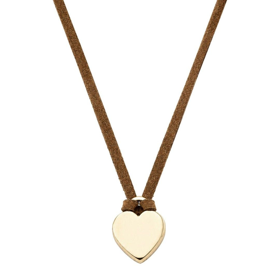 Choker Courinho Laura Coração Folheado a Ouro 18k