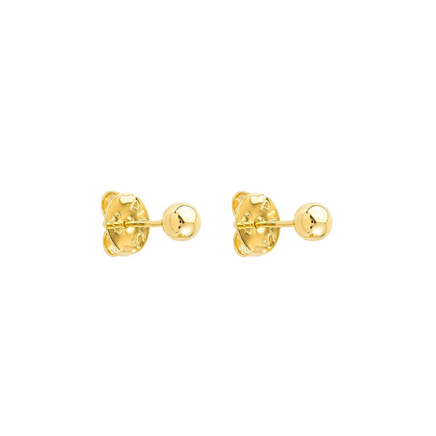 Brinco Bolinha Selena P Folheado a Ouro 18k