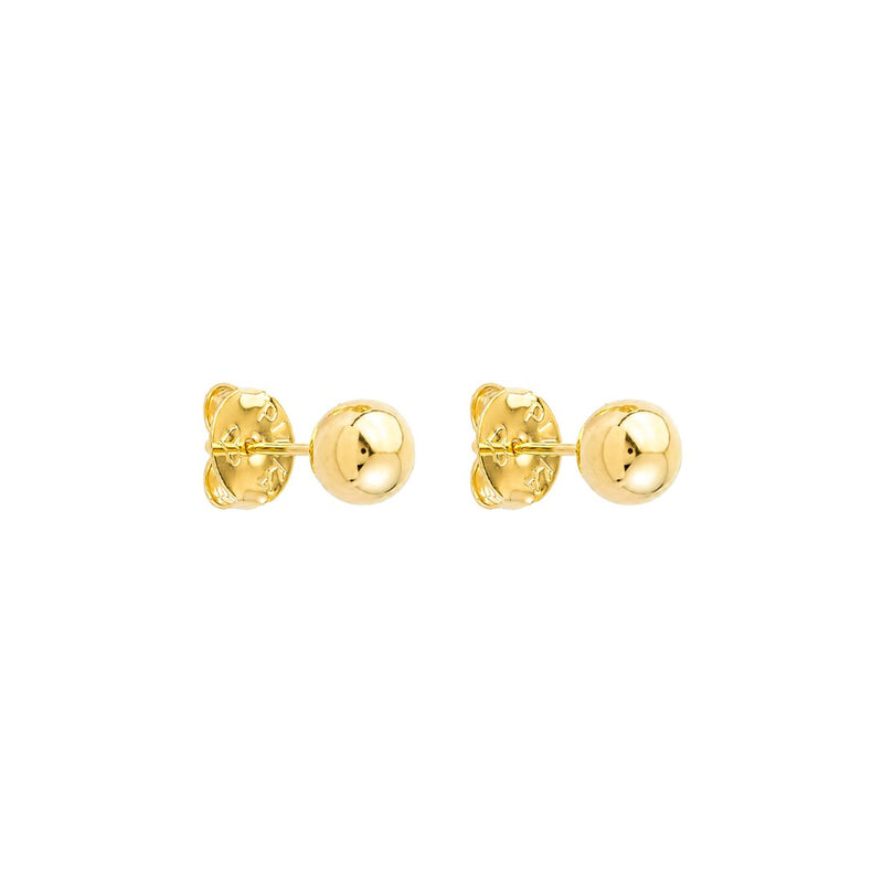 Brinco Bolinha Selena G Folheado a Ouro 18k