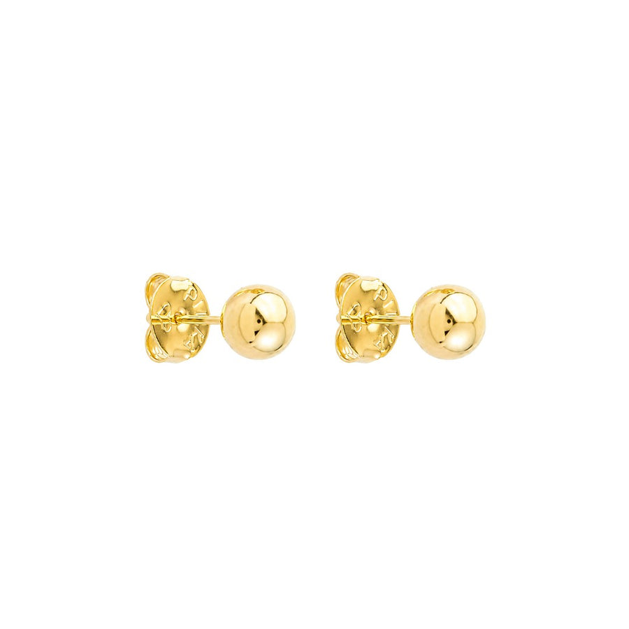 Brinco Bolinha Selena G Folheado a Ouro 18k