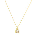 Colar Longo Helena Zircônia Folheado a Ouro 18k