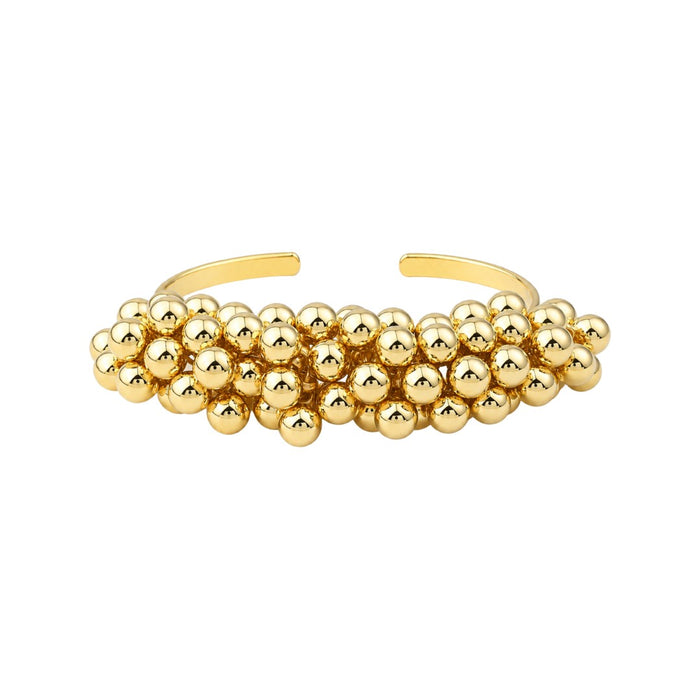 Bracelete Gaya Esferas Folheado a Ouro 18k