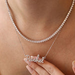 Colar Personalizado Nome Moissanite Prata 925