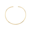 Gargantilha Tubo Fina Fabi 3mm Folheada a Ouro 18k